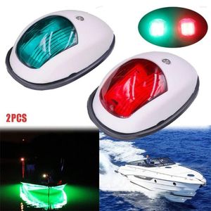 Ruedas todo terreno 2 unids/set ABS remolque barco camión marino 12V lámpara de señal advertencia LED luz de navegación