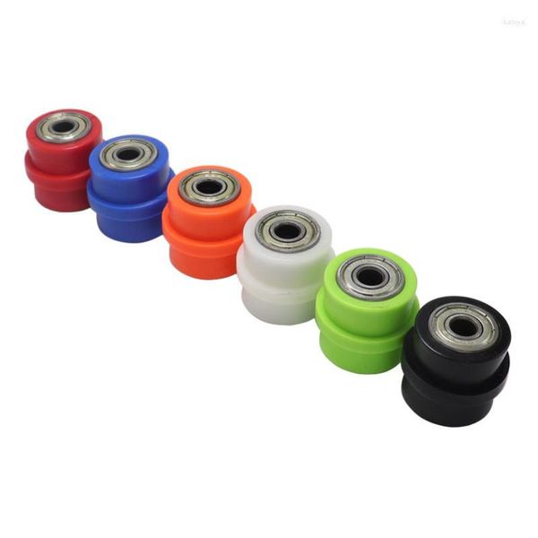 Ruedas todo terreno 8mm 10mm cadena de transmisión rodillo tensor polea de bicicleta rueda guía deslizante para Street Enduro motocicleta Motocross ATV CRF CR XR