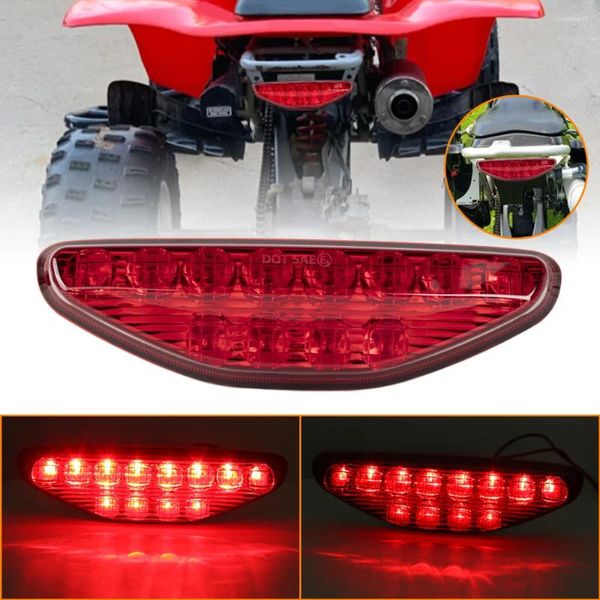 Conjunto de luz trasera LED roja ATV con ruedas todo terreno para Honda TRX 450R, lámpara de freno trasero 450 R ER 2006-2014