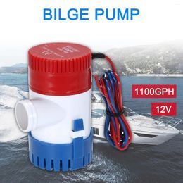 Alle terreinwielen Bilge Pump DC 12V 1100 gph elektrisch water voor boten Seaplane Motor Homes Huisbootaccessoires Marine