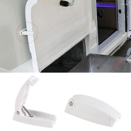 Alle terreinwielen deurvanghouder vergrendeld voor camper trailer van camper Trailer Bagage auto accessoires White Abs Auto Styling