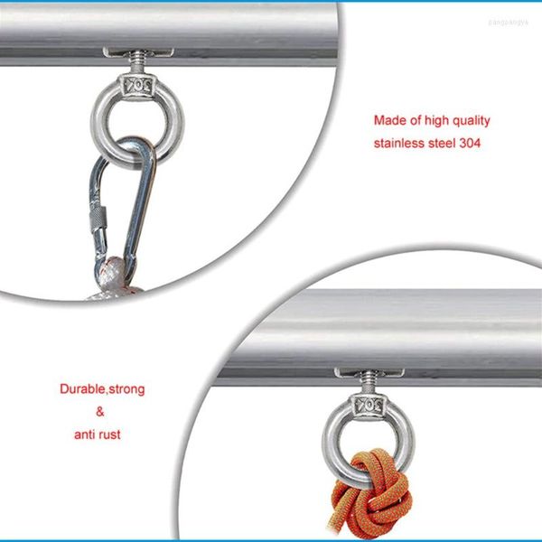 Ruedas todo terreno M4 Eye Bolt 304 tapón de acero inoxidable anillo de elevación de alta resistencia tornillos rosca para RV Camper toldo tienda pista