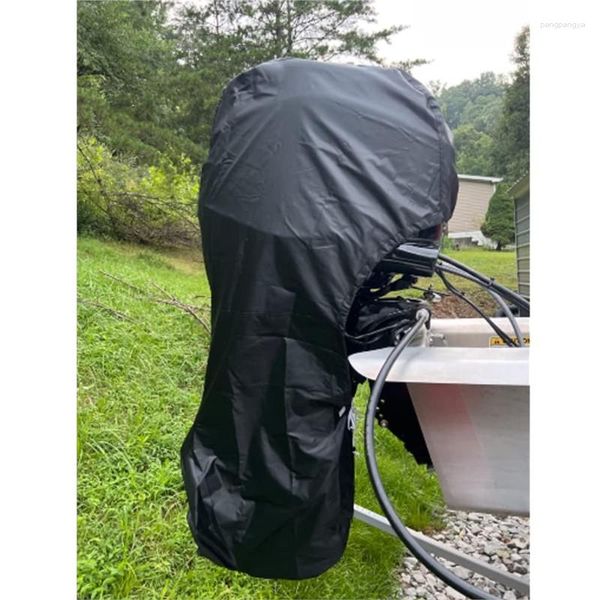 Ruedas todo terreno Motor cubierta de barco Anti medio fueraborda UV Oxford Protector impermeable a prueba de polvo aire Antigores yate marino 420D