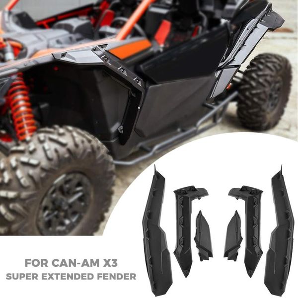 Pièces de roues tout Terrain KEMIMOTO UTV accessoires pour Can Am Maverick X3 1000 Max Turbo R 2023 fusées d'aile Super étendues