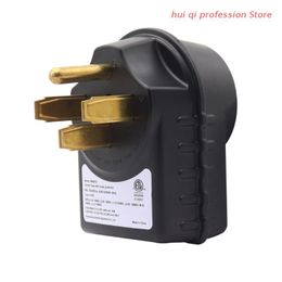 Alle terreinwielen onderdelen Surge Protector Adapter Wearproof bak Tester met indicatorlicht 30A/50A Circuit Analyzer gebruikt voor reizen