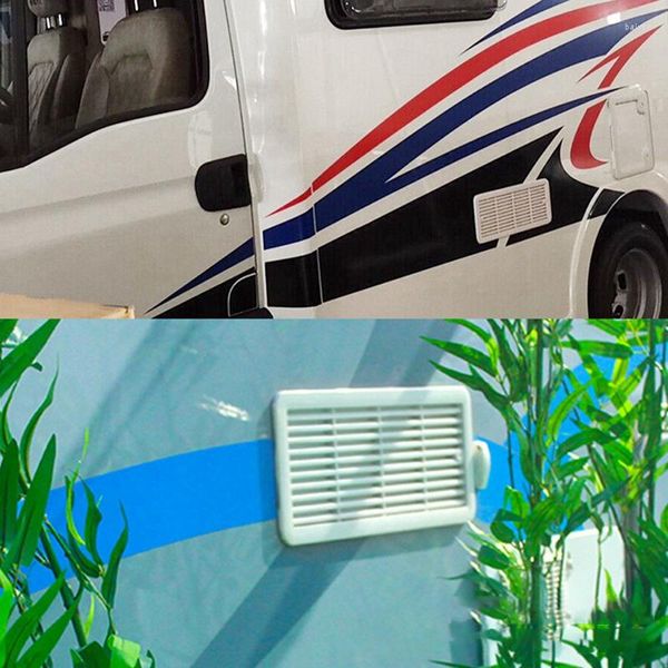 Roues tout Terrain RV couvercle de sortie d'air monté sur le côté radiateur ventilateur d'échappement évents anti-poussière pour remorques caravanes campeurs