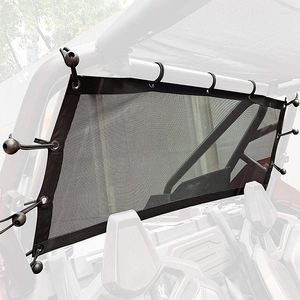 Filet de fenêtre pour roues tout terrain UTV Protection UV en maille arrière souple pour Polari RZR PRO XP 4 2023 R/Turbo R pare-brise 2023-2023