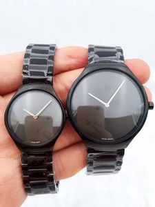 Alle Crime Quartz Watch Dial Work Leisure Fashion Scanning Tick Sports horloges top luxe merk chronograaf rubberen rubber riem mannen mode 40 mm rad horloges