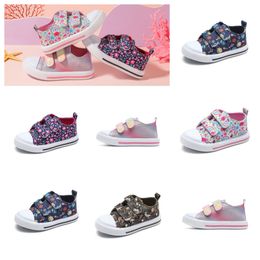 Tous les gros chaussures chaussures pour enfants Chaussures en toile Boucle mignonne Chaussures décontractées respirantes Chaussures pour garçons et filles Chaussures plates Chaussures de printemps / d'été Chaussure de randonnée Cadeau de Noël