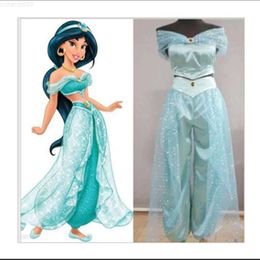 Allah Magic Lamp cos prinses Jasmine volwassen cosplay kleding