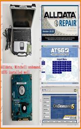 Alldata 1053 mitchell on demand 2015 ATSG 3in1tb hdd instalado computadora portátil bien usada cf30 4g para el programa de diagnóstico de reparación de automóviles 5017225