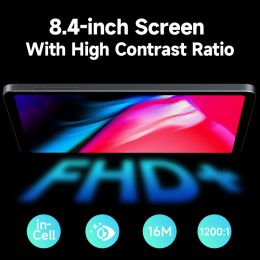 AllDocube iPlay 50 Mini Tablet 8.4inch Tiger T606 Android13 WideVine L1 Virtual Memory 8GB+4 GB RAM 128GB ROM 4G Dual Sim Card