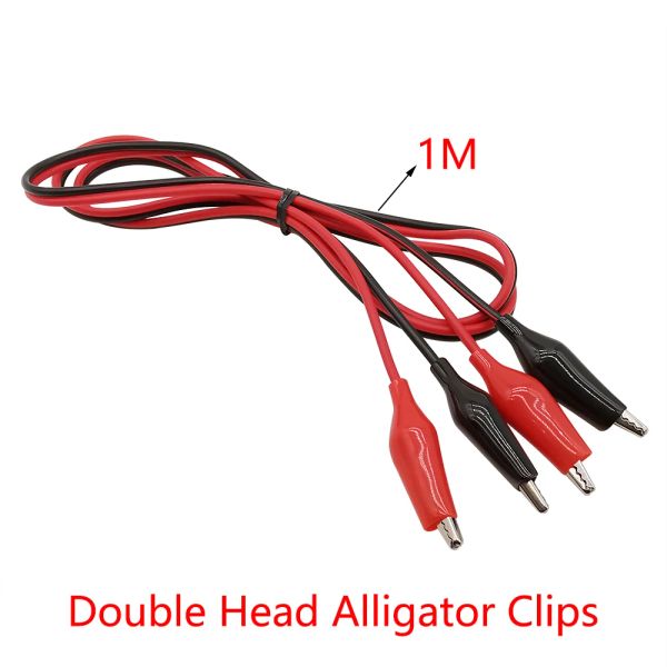 ALLIGATEUR CILPS vers USB / Banana Plug Test Cable Câble de plomb Poullon Feme Male Femelle DC 5.5X2.1 Crocodile Clip sonde Adaptateur d'alimentation