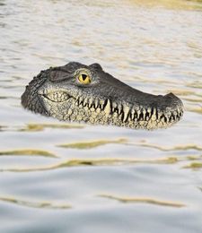 Alligator Hoofd Decoy Pond Float Simulation Doll Garden Crocodile Head Decoration Drives Ducks T2001177860546