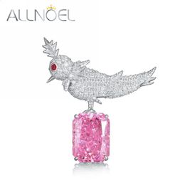 AllNoel 925 Broches en argent sterling pour les femmes pour les femmes en diamant à haute teneur en carbone boite-pic