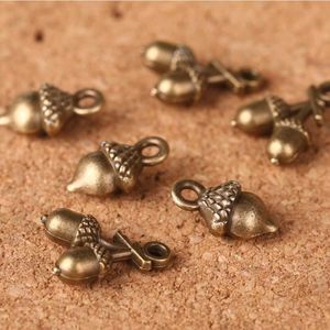 Legering Acorn Kleine Charms Hanger DIY Retro Etnische Stijl Accessoires Daxd013 Charm Mix Order