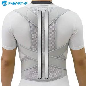 Barre en alliage Posture Correcteur Scoliose Dorsale Colonne vertébrale Corset Épaule Thérapie Soutien Posture Correction Ceinture Orthopédique Dos 240222