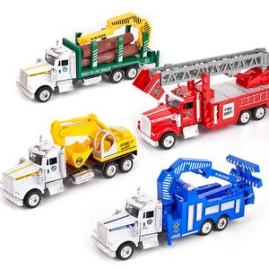 Legering Auto Model Toy, Road Rescue Voertuig, Brandmotor, Machineshop Truck, Sanitatie Truck, Party Kid 'Verjaardagscadeau, Verzamelen, Decoratie