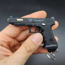 Alliage Empire G34 TTI Mini G17 modèle jouet pistolet 1 3 pistolet porte-clés assembler démonter Jedi survie soldat équipement T2308161 version la plus élevée.