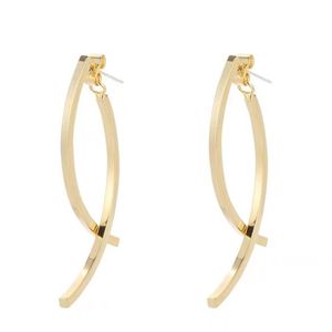 Boucles d'oreilles en alliage long drop stick for women fashion simple suspendu boucles d'oreilles en peluche