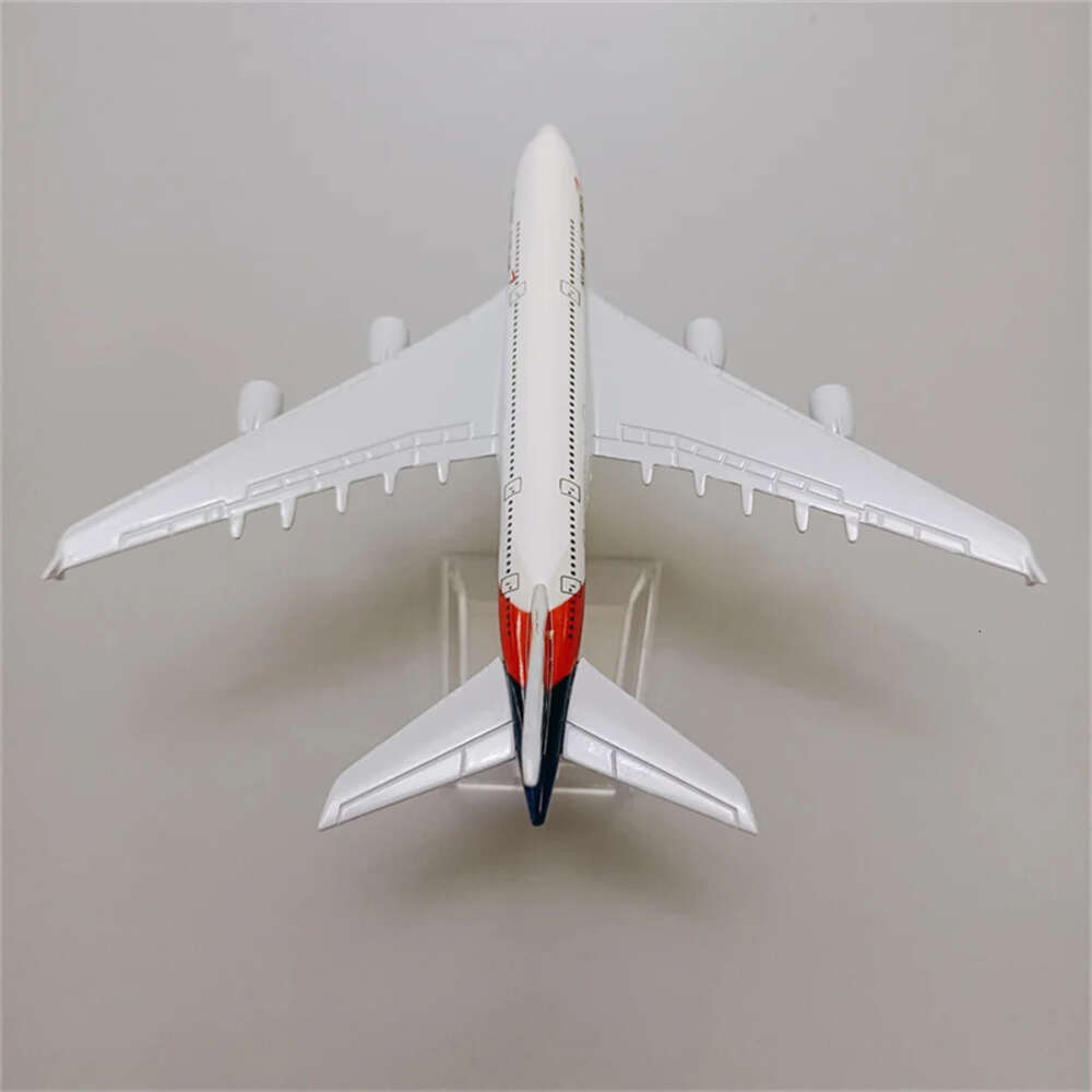 Сплавовые металлические корейские авиакомпании Airlines A380 Diecast Airplane Asiana Airbus 380 Airways Lain Model Gifts 16 см.