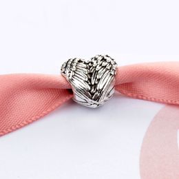 Legering Metalen Vleugel Kralen Bedels Past Pandora DIY Sieraden Europese Armbanden Armbanden Vrouwen Meisjes Geschenken B012