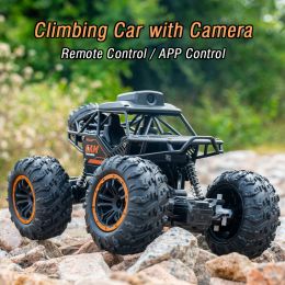 ALLOY RC Car avec caméra HD FPV Télécommande Camion d'escalade 1:18 Contrôle de l'application 4 roues motrices hors route