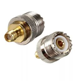 Legeringsstaal UHF-vrouw tot SMA Female Jack RF-adapterconnector