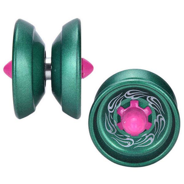 Bola de yoyo de aleación Juguetes para niños Diseño de bola de metal Profesional Yo-Yo Rodamiento de bolas Truco de cuerda Aleación Niño Aleación yo Juguete para niños Regalo G1125