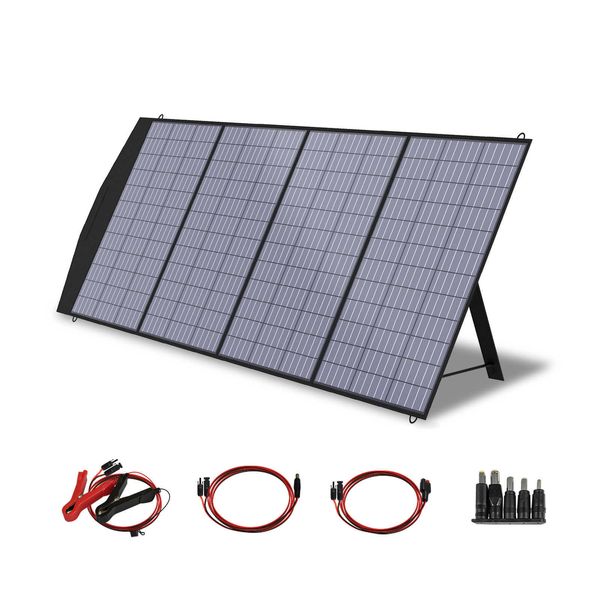 ALLPOWERS 18V panneau solaire pliable 60/100/120/200W chargeur solaire Mobile pour alimentation ordinateur portable générateur solaire pêche