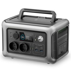 ALLPOWERS R600 Portable Power Station, 299Wh LiFeP04 Battery with 1200W Surge AC Outlets for Camping, RV, Home