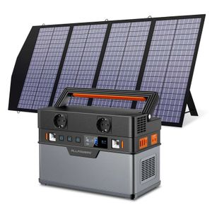 Générateur solaire ALLPOWERS 110V/220V centrale électrique Portable alimentation de secours Mobile avec chargeur de panneau solaire pliable 18V