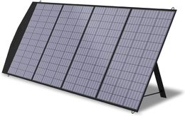 AllPowers SP033 200W Panel solar portátil Kit plegable 18 V con salida MC4 Implaz de agua IP66 Cargador 240430
