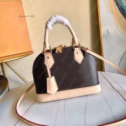 Alma Bb Designer Shell Femmes Sac à main à bandoulière de luxe à carreaux Sac à main Dicky0750 Noir De Luxe Vanity Tasche Selle luxueuse