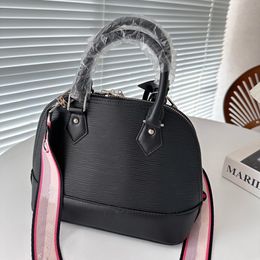 Alma BB Water Rimpel Schouder Crossbody Tassen Shell Totes Damesmode Messenger Bag Designer Handtassen Dame Clutch Portemonnee Vintage Koeienhuid01