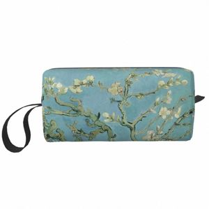 Almd Blossoms Par Vincent Van Gogh Trousse de toilette Frs Peinture Cosmétique Maquillage Organisateur Dames Beauté Stockage Dopp Kit Case r1rI #