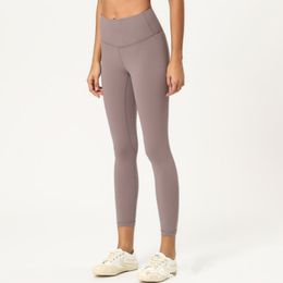 AL Align Yoga Leggings Nu Sentiment Taille Haute Pantalon De Sport Femmes Respirant Entraînement Sans Couture Scrunch Pantalon Gym Legging 2022 Vente Chaude