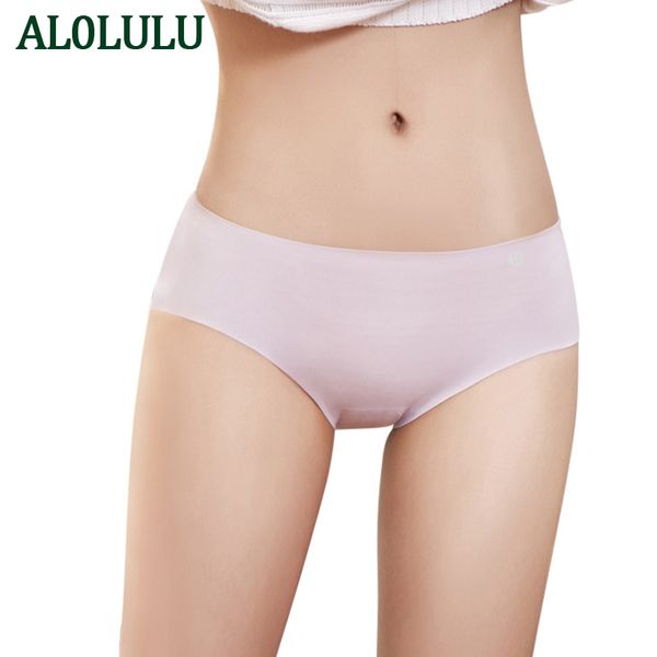 AL0LULU Yoga sous-vêtements sans couture pour femmes doux pour la peau Ultra-mince élasticité du sens nu doux et confortable culotte de sous-vêtement taille basse