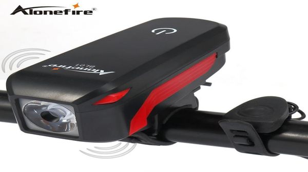 AloneFire lampe de vélo tête lampe de poche LED avec cloche Luces lampe de cycle en plein air vtt route cyclisme phare haut-parleur vélo lumière LED5634686