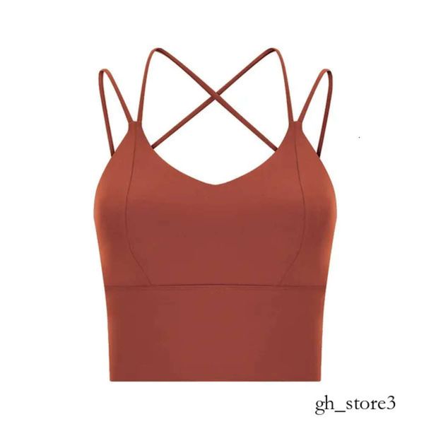 Aloyoga Antichoc Beau Dos Soutien-Gorge Vêtements Femmes Couleur Unie Sous-Vêtements Gym Yoga Ajustement Noir Débardeurs Soutien-Gorge De Sport Fitness Course Lingerie Sexy Yoga 301