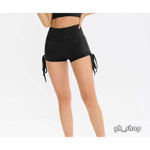 Aloyoga femmes Shorts femmes nu Yoga Shorts ajustement serré taille haute hanche levage élastique course formation Fitness cordon 5397