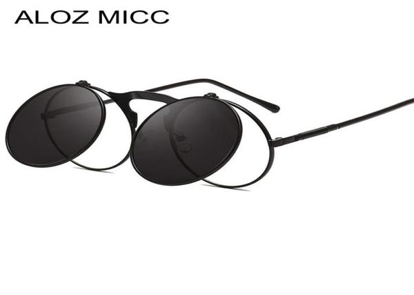 ALOZ MICC, gafas De Sol redondas abatibles Vintage para hombre, gafas De Sol De Metal Punk novedosas para mujer, gafas De Sol a la moda para mujer A0259561125