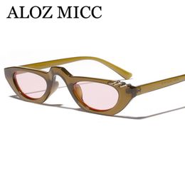 ALOZ MICC Gafas de sol vintage de mujeres Reduciones de hierro únicas Eyewear 2018 Diseñador de marca Candy Sun Glasses Hembra A6057304510