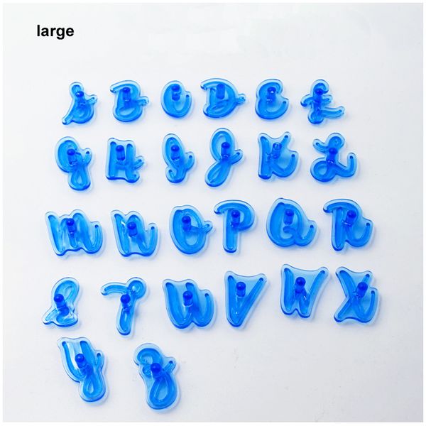 Número de letra de alfabeto Símbolo Sello de dádico Sello de Mensaje de bricolaje para cerámica Cerámica Polimador Clay Modelado de modelado Hobby Tool Tool