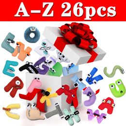 Alphabet Lore Plance Toys A-Z English Letter Animal Plushie Doll Toy Gift For Kids Enfants Cadeaux de Noël éducatifs