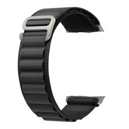 Alpine Loop Nylon Band voor Apple Watch Band 49mm 42 mm 44mm 45 mm 41 mm 40mm 38 mm -band voor I Watch Series Ultra 2/SE/9/8/7/7/6/5/4/3