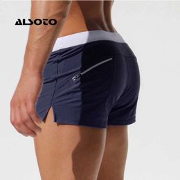 ALSOTO Maillot De Bain d'été hommes respirant maillots De Bain pour hommes caleçons Boxer Sunga maillots De Bain Maillot De Bain Shorts De plage 2023 240129