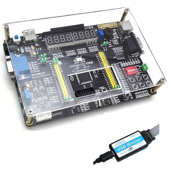 Carte de développement CPLD multifonction Altera EPM240 avec récepteur d'interface de moteur pas à pas AD DA + USB Blaster livraison gratuite