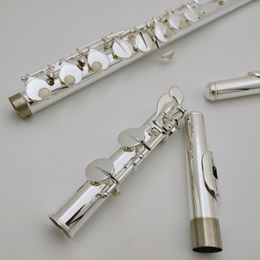 Flûte Alto G Tune 16 clé fermée, Instrument plaqué argent avec étui