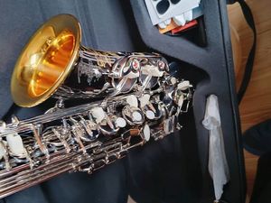 Altsaxofoon Mark VI Zwart Nikkel Merk Professioneel muziekinstrument E Flat Sax Zeer duurzame houtblazers met kofferaccessoires